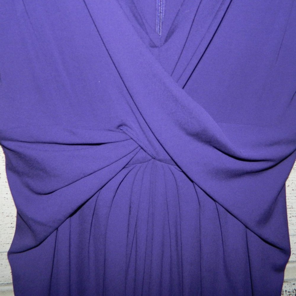 Michael Kors V-Neck Drapes Sleeveless Dress Size 4 (BB-1) - Picture 2 of 5